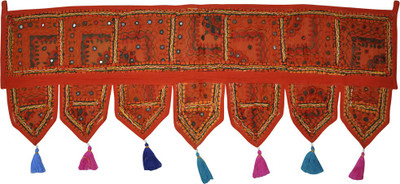 25% OFF on Lal Haveli Ethnic Handmade Mirror Embroidered Door Decoration Door Hanging Toran