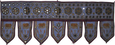 40% OFF on Lal Haveli Etnic Embroidey Elephant And Peacock Design With Mirror Work Handmade Door Hanging Toran 40% OFF on Lal Haveli Etnic Embroidey Elephant And Peacock Design With Mirror Work Handmade Door Hanging Toran