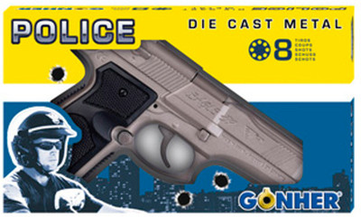 Gonher Police Pistol - Matt