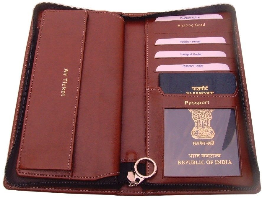 Sukeshcraft Travel Wallet Brown Price in India