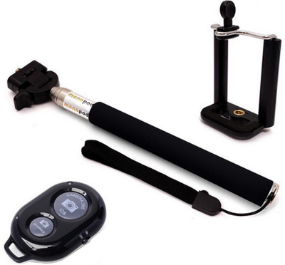 Tuzech Stick With Remote Shutter (Combo) Selfie Stick Tuzech Stick With Remote Shutter (Combo) Selfie Stick