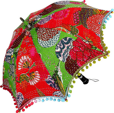 56% OFF on Rajrang Fruit Print Kantha Umbrella