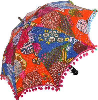 56% OFF on Rajrang Fruit Print Kantha Umbrella