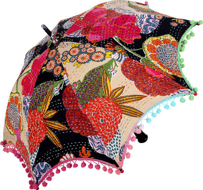 52% OFF on Rajrang Fruit Print Kantha Umbrella