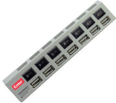 16% OFF on Enter 7 Port E-HP80 USB Hub Grey 16% OFF on Enter 7 Port E-HP80 USB Hub Grey