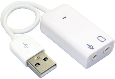 25% OFF on Dizionario TOSOUND USB Sound Card White 25% OFF on Dizionario TOSOUND USB Sound Card White