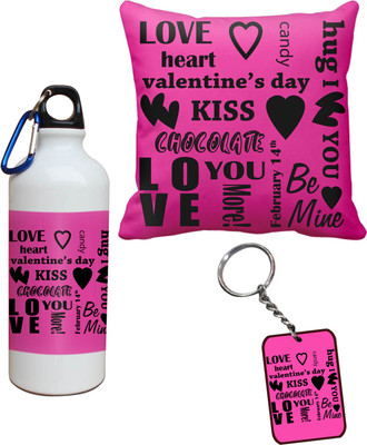 55% OFF on Tiedribbons Love You Cushion Cover Sipper and Keychains Special Valentine Gift Set 55% OFF on Tiedribbons Love You Cushion Cover Sipper and Keychains Special Valentine Gift Set