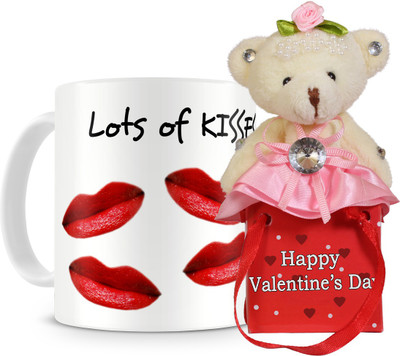44% OFF on Everyday Gifts Valentine'S Day Lots Of Kisses Mug Valentine Gift Set