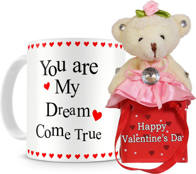 44% OFF on Everyday Gifts Valentine'S Day You Made My Dream Come True Mug Valentine Gift Set