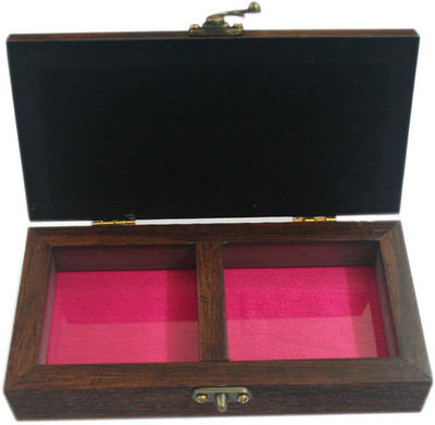 27% OFF on Anisha Creatives 2 Division Multipurpose Vanity Jewellery Box Brown 27% OFF on Anisha Creatives 2 Division Multipurpose Vanity Jewellery Box Brown