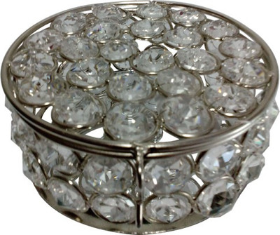 50% OFF on Decor8 Round Box Medium Jewellery Vanity Case Silver 50% OFF on Decor8 Round Box Medium Jewellery Vanity Case Silver