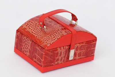 Knott Makeup Jewellery Vanity Case Red Knott Makeup Jewellery Vanity Case Red