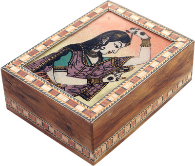 66% OFF on R S Jewels Bani Thani Gemstone Painting Wooden 4 x 3 Jewellery Vanity Box Multicolor 66% OFF on R S Jewels Bani Thani Gemstone Painting Wooden 4 x 3 Jewellery Vanity Box Multicolor