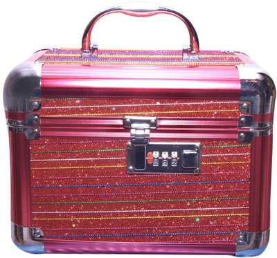 40% OFF on Pride Beauty For Storing Cosmetics And Makeup Item Safely Vanity Case Red