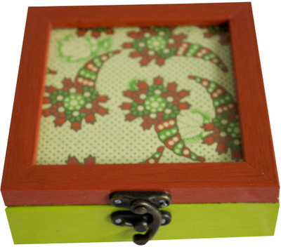 33% OFF on Bodhitree Btcb22 Orange Multi Storage Box Vanity Case Orange