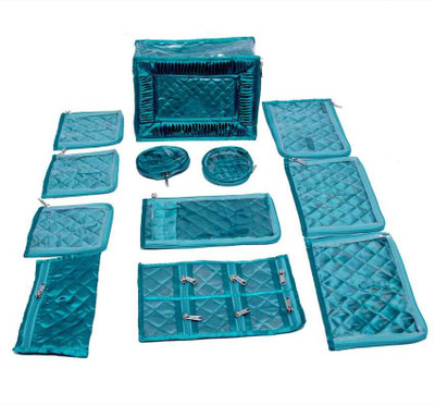 47% OFF on Kuber Industries Locker Jewellery Vanity Pouch Blue 47% OFF on Kuber Industries Locker Jewellery Vanity Pouch Blue