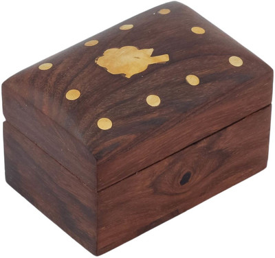 7% OFF on Crafts'man Handcrafted Wooden Decorative Jewellery Vanity Box Brown 7% OFF on Crafts'man Handcrafted Wooden Decorative Jewellery Vanity Box Brown