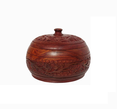 33% OFF on Pindia Wooden Home Dinning Table Decorative Fancy Multiuse Round Storage Jewellery Vanity Case Brown 33% OFF on Pindia Wooden Home Dinning Table Decorative Fancy Multiuse Round Storage Jewellery Vanity Case Brown