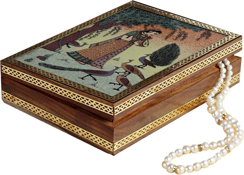 33% OFF on Aapno Rajasthan Polished Gemstone Jewellery Vanity Box Multicolor 33% OFF on Aapno Rajasthan Polished Gemstone Jewellery Vanity Box Multicolor