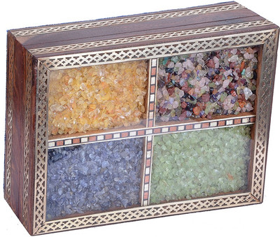 43% OFF on Haveli Arts Precious Gem Stones Wooden Box Jewellery Vanity Case Multicolor 43% OFF on Haveli Arts Precious Gem Stones Wooden Box Jewellery Vanity Case Multicolor