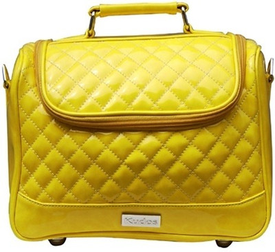 Kudos Fashions Base Jewellery, Make-Up Vanity Case Yellow