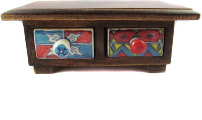 33% OFF on Pindia Mini Fancy Beautiful Double Drawer with Frame Makeup and Jewellery Vanity Case Multicolor 33% OFF on Pindia Mini Fancy Beautiful Double Drawer with Frame Makeup and Jewellery Vanity Case Multicolor