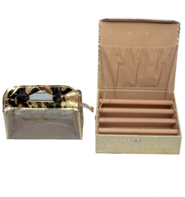 35% OFF on Kuber Industries Bangle four rod & Vanity Jewellery Vanity Pouch Golden 35% OFF on Kuber Industries Bangle four rod & Vanity Jewellery Vanity Pouch Golden