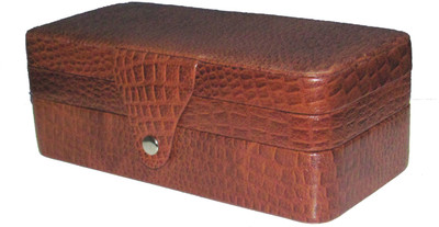 20% OFF on Leder Land LL015 Jewellery Vanity Double Decker Box Brown