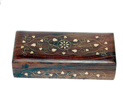 64% OFF on Jupiter Gifts ans Crafts Brass Engraved Wooden Jewellery Vanity Case Brown