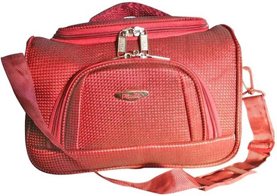 42% OFF on Pride Beauty with Folding Compartments Storing Make Up Items Vanity Case Maroon