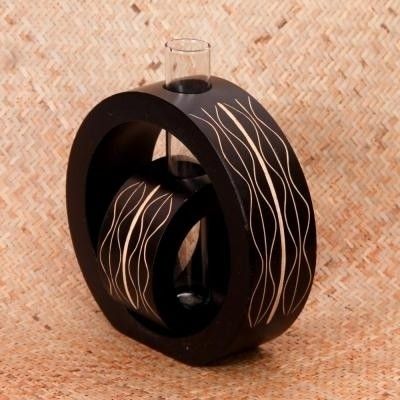 12% OFF on Tokenz Two In One Bud Wooden Vase