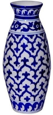 22% OFF on Vaah Jaipur Blue Pottery Vase