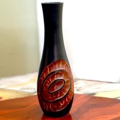14% OFF on Tokenz Trendy Spiral Art Flower Wooden Vase 14% OFF on Tokenz Trendy Spiral Art Flower Wooden Vase