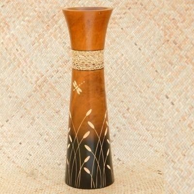 12% OFF on Tokenz Dragonfly Wooden Vase