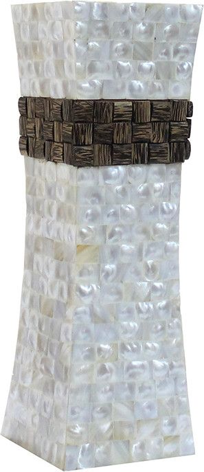 28% OFF on KKD Flower Mother of Pearl & TaadiWood Band Wooden Vase 28% OFF on KKD Flower Mother of Pearl & TaadiWood Band Wooden Vase