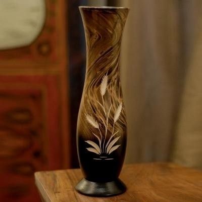 14% OFF on Tokenz Antique Look Flower Wooden Vase 14% OFF on Tokenz Antique Look Flower Wooden Vase