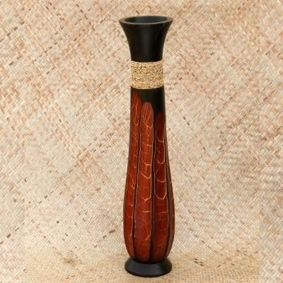 11% OFF on Tokenz Braided Beauty Wooden Vase 11% OFF on Tokenz Braided Beauty Wooden Vase