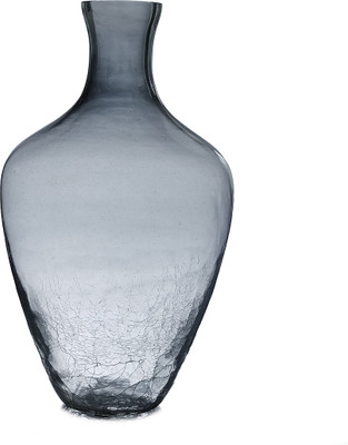 68% OFF on The Yellow Door Smoke Luster Crackled Glass Vase 68% OFF on The Yellow Door Smoke Luster Crackled Glass Vase