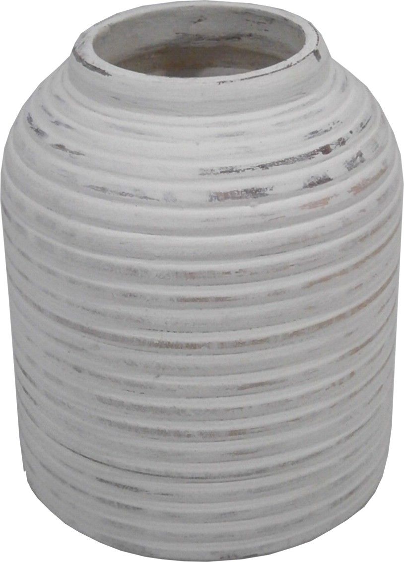 31% OFF on Golmall Shop Ribed Flower Sm Wooden Vase