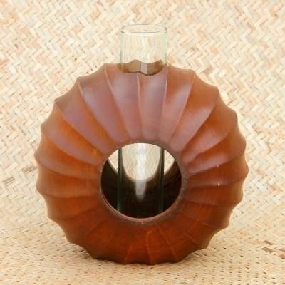 14% OFF on Tokenz Shell Wooden Vase