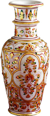 25% OFF on Aapno Rajasthan Gold Work Pure Marble Stoneware Vase 25% OFF on Aapno Rajasthan Gold Work Pure Marble Stoneware Vase