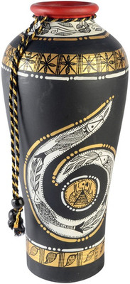 50% OFF on ExclusiveLane Terracotta Handpainted Madhubani Round 10 inch Terracotta Vase 50% OFF on ExclusiveLane Terracotta Handpainted Madhubani Round 10 inch Terracotta Vase