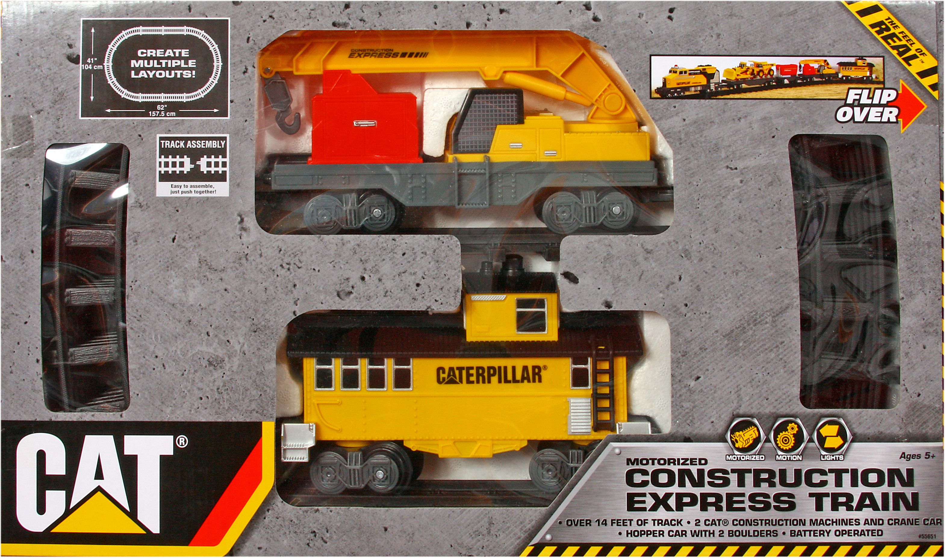 CAT Motorized Construction Express Train Motorized Construction