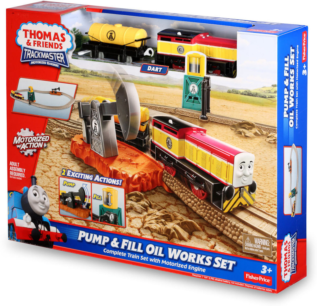FisherPrice Thomas the Train TrackMaster Pump and Fill Oil Works Set