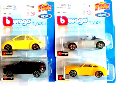 5% OFF on Burago 4 Pc Car Set
