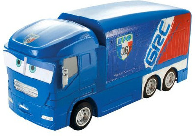 Mattel andre Cars Raoul's Stunt Racers Transforming Transporter Vehicle Mattel andre Cars Raoul's Stunt Racers Transforming Transporter Vehicle
