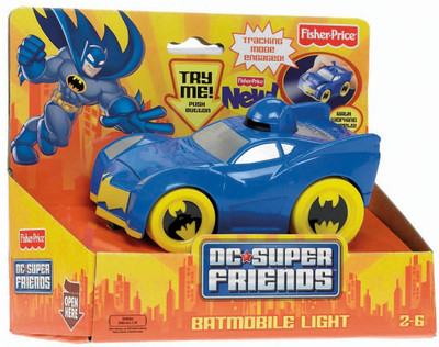 Fisher-Price Dc Super Friends Batmobile Light