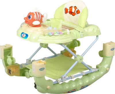 Deliababy Walker Cum Rocker Fish (Green) 