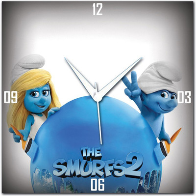 70% OFF on WebPlaza The Smurfs 2 Analog Wall Clock Multicolor