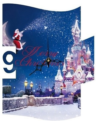 60% OFF on Smileonline Wishing Christmas -9W-04 Analog Wall Clock Multicolor